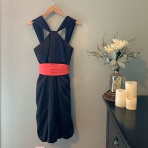 Black bubble dress